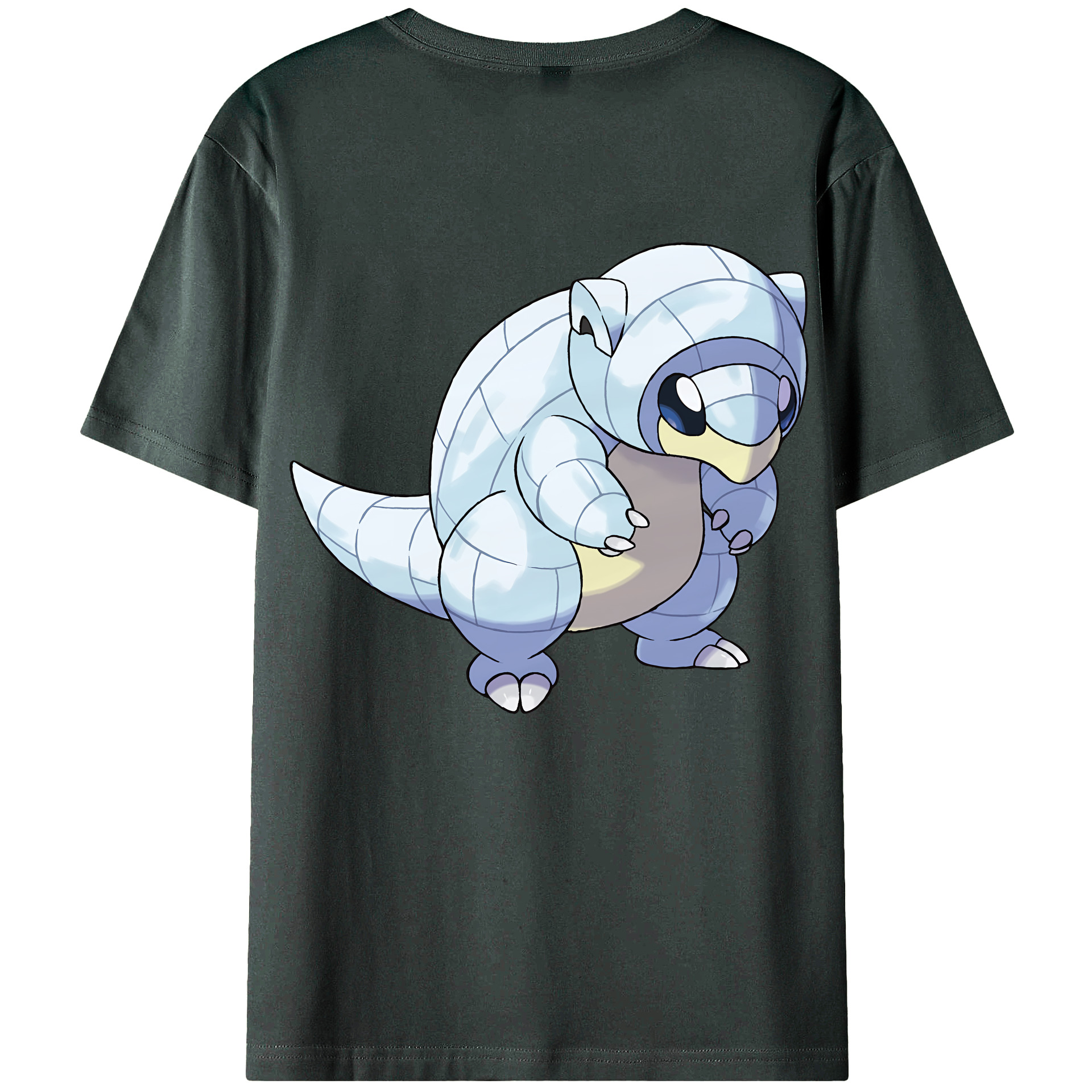 （画像用） ポケットモンスター Pokémon 綿100％ メンズ半袖Tシャツ（バックプリント） 通気性